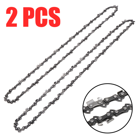 2Pcs 16'' Chainsaw Chain Blade Wood Cutting Chainsaw Parts 57 Drive Links 3/8