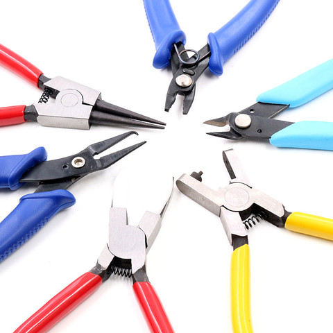 Multifunction Split Ring Opener Pliers Jewelry Beading Crimping Crimper Pliers Tool With Mini Diagonal Pliers DIY Hand Tools ► Photo 1/5