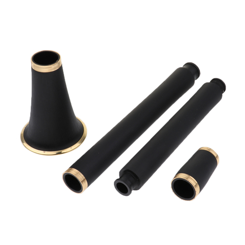 1 Pack DIY ABS Clarinet Body Black Woodwind Instrument Parts ► Photo 1/6