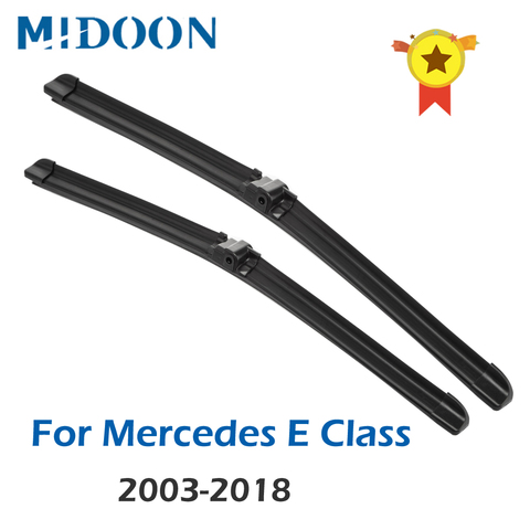 MIDOON Wiper Blades for Mercedes Benz E Class W211 W212  E200 E250 E270 E280 E300 E320 E350 E400 E420 E450 E500 CDI 4Matic ► Photo 1/6