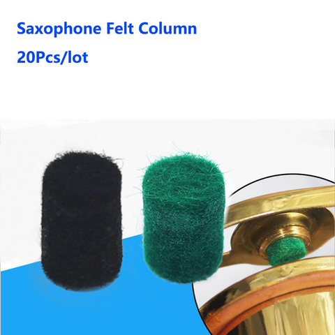 20pcs Saxophone Bumper Felts Sax Felt Column Guard Felt Repair Parts for Alto Tenor Soprano Sax ► Photo 1/6