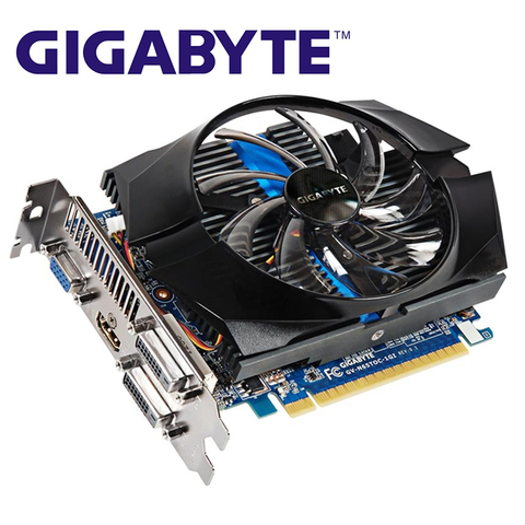 GIGABYTE GTX 650Ti 1GB Graphics Cards 128Bit GDDR5 GV-N65TOC-1GI Video Card for nVIDIA Geforce GTX 650Ti Hdmi Dvi VGA Cards Used ► Photo 1/6