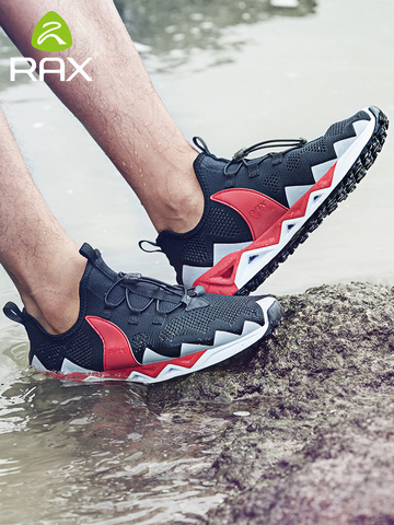 RAX Summer Barefoot Aqua Water Shoes Red New Beach Shoes Women Upstream Shoes For Men Sneakers Outdoor Swimming Gym Fishing Foot ► Photo 1/6