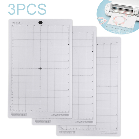 3pcs/set Replacement Cutting Mat Transparent Adhesive Mat Pad With Measuring Grid For Silhouette Cameo Plotter Machine ► Photo 1/6