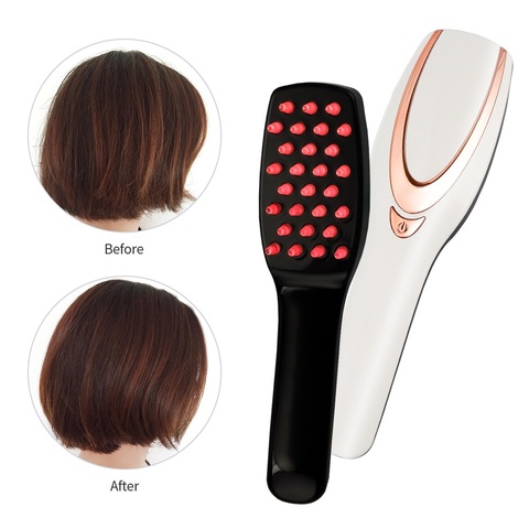 Laser Electric Massage Comb Hair Growth Care Anti Hair Loss Hair  Regrowth Treatment  Vibration Head Massage Comb Massager ► Photo 1/6