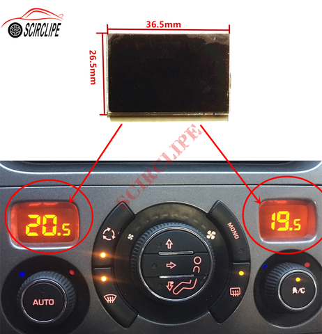 1Pcs Car ACC Lcd Panel Module Display Monitors Pixel Repair Air Conditioning Information Screen For Peugeot 308 308CC 408 ► Photo 1/6