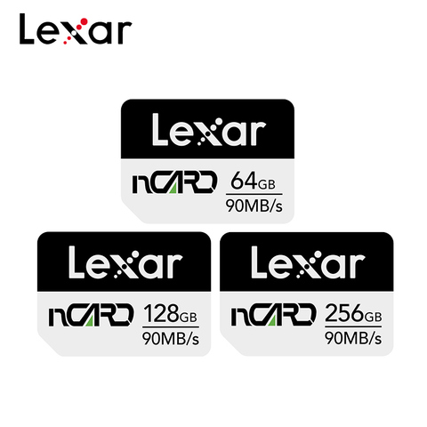 New Lexar nCARD 256GB 128GB 64GB Original Nano Memory Card Mobile Phone NM Card Max 90MB/s For HUAWEI P30 Mate 20 ► Photo 1/6