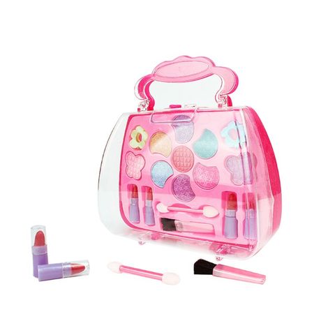 Safe Non Toxic Eyeshadow Lipstick Brush Kit Children Girl Princess Makeup Set Pretend Play Education Toy ► Photo 1/5