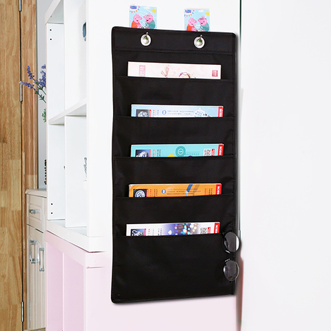 Document Hanging Storage Bag Oxford Cloth Storage Pocket Chart Hanging File Folding Holder Cascading Fabric Organizer For Office ► Photo 1/5