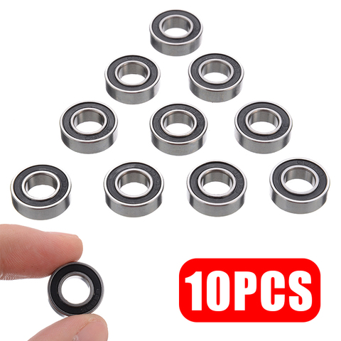 10Pcs High Quality Rubber Sealed Ball Bearing Set Miniature Bearings  688-2RS 688 RS Ball Bearing 8x16x5mm ► Photo 1/6