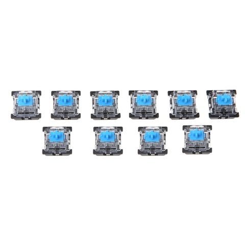 10Pcs 3 Pin Mechanical Keyboard Switch Blue for Cherry MX  Keyboard  Tester Kit ► Photo 1/6