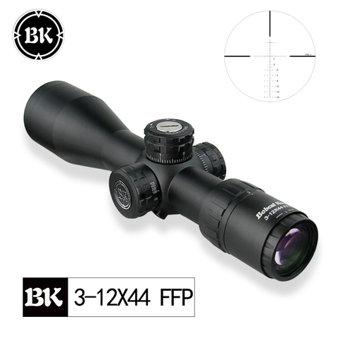 Bobcat king 3-12X44 FFP First Focal Plane Side Parallax Scope Rifle Hunting Tactical Scope Etched Glass Optical Sniper Scope ► Photo 1/6