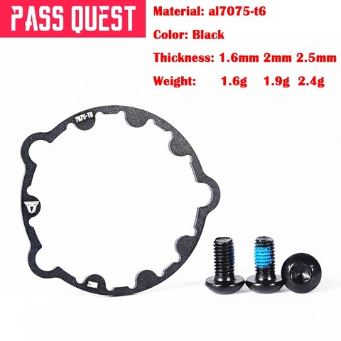 Pass Quest Gxp Offset Crank Washer 1.6mm 2mm 2.5mm Al7075-T6 For Sram Crank ► Photo 1/6