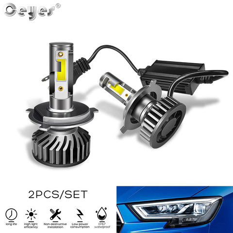 Ceyes 2pcs Car Headlight Bulb Led H1 H4 9003 HB2 H11 H8 H9 9005 HB3 9006 HB4 9012 Running Auto Headlamp Fog Light Head Lamp Bulb ► Photo 1/6