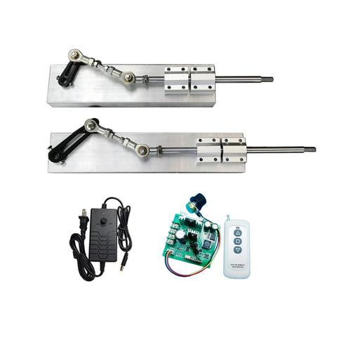 DC 12V/24V Telescopic Linear Actuator With Remote Control Adjustable Stroke Reciprocating  Mechanism Free Connector ► Photo 1/6