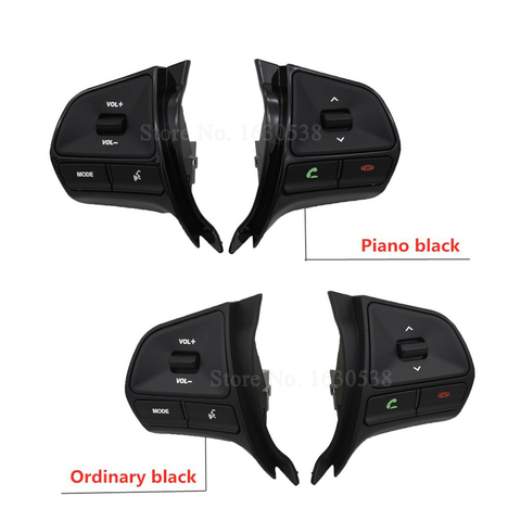 High quality Car styling Multi-function Buttons apply for KIA K2 RIO Car Steering Wheel Switch volume mode phone switches ► Photo 1/6