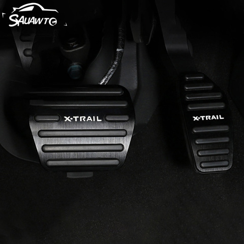 Aluminum Car Pedals Foot Pads Fuel Accelerator Brake Clucth Pedal Covers For Nissan X-Trail X Trail T32 2014-2022 Accessories ► Photo 1/6