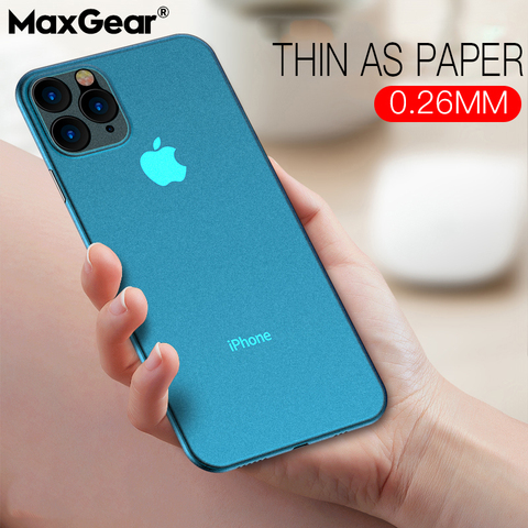 Luxury Ultra Thin Soft 0.2mm PP Matte Case For iPhone 12 11 Pro XS Max XR XS X Cover For iPhone 6s 7 8 Plus SE 2 Shockproof Case ► Photo 1/6