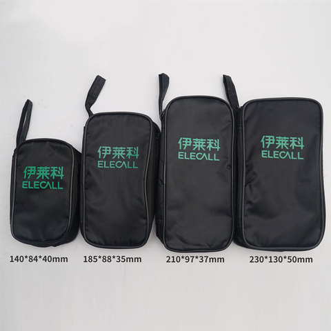 ELECALL tool bag for digital multimeter tool kit  black multi-purpose tool bag nylon pouch ► Photo 1/6