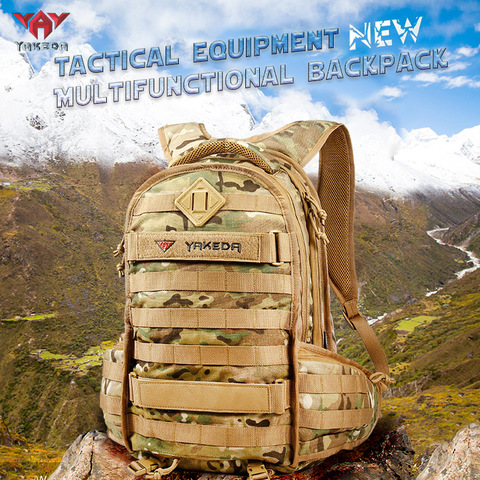 Yakeda Tactical Backpack 1000D Military  Army Bag Outdoor Waterproof 40L Bagpack Waterproof Travel Hiking Mochila Molle Bags ► Photo 1/5