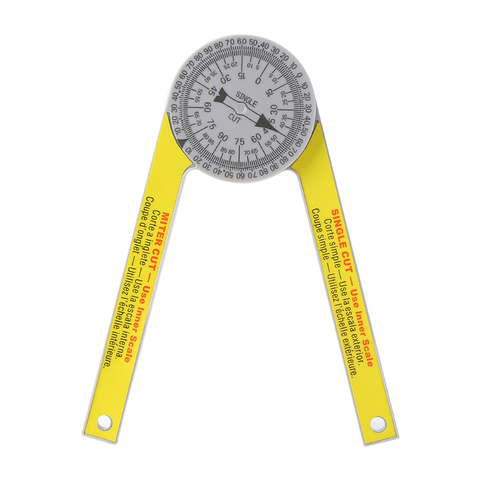 Calibration Miter Saw Protractor Finder Angle Miter Gauge Goniometer Engraved Dial Scale Angle Finder Arm Measuring Ruler ► Photo 1/6