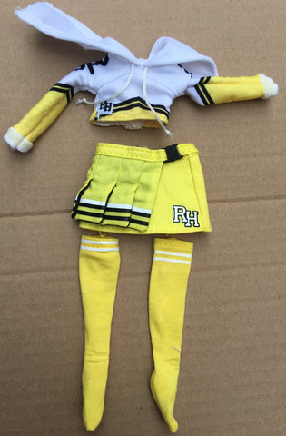 Rainbow Doll Bald Head Shoes Clothes Jacket Socks Colorful Hair Doll Accessories White Brown Skin Body DIY Dressing Gifts Toys ► Photo 1/6