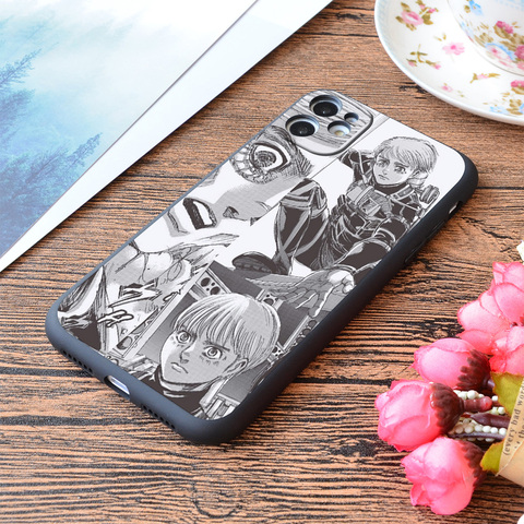 For iPhone Armin Arlert Attack on Titan Print Soft Matt Apple iPhone Case ► Photo 1/6