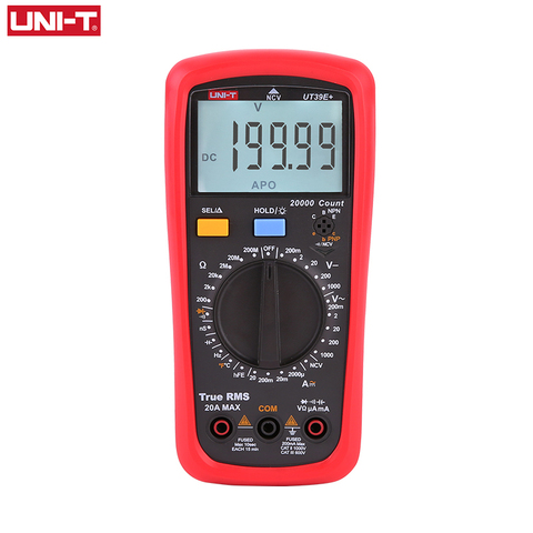 UNI-T UT39E+ Digital Multimeter Uni t 20A 1000V AC DC Handheld Multimetro Ture Rms Tester With 2000μF Capactitance Meausement ► Photo 1/5