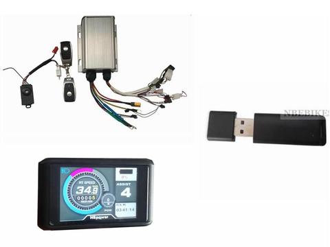Update MQCON SVMC72  72V  45A  E-bike Motor Controller Kits with NEW UKC1  Display and Alarm &Lock &Bluetooth ► Photo 1/3