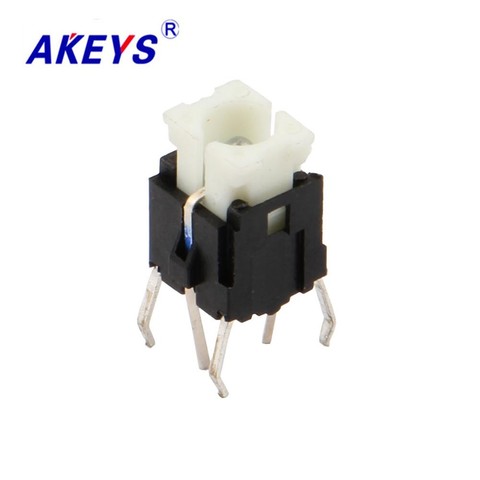 10PCS TS-H004 6*6*9 Illuminated tact switch 4 pin DIP type push button switch TS-LS-001 ► Photo 1/3