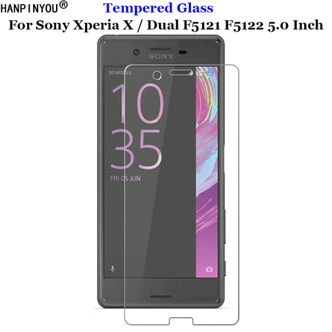 For Sony X Tempered Glass 9H 2.5D Premium Screen Protector Film For Sony Xperia X / Dual F5121 F5122 5.0