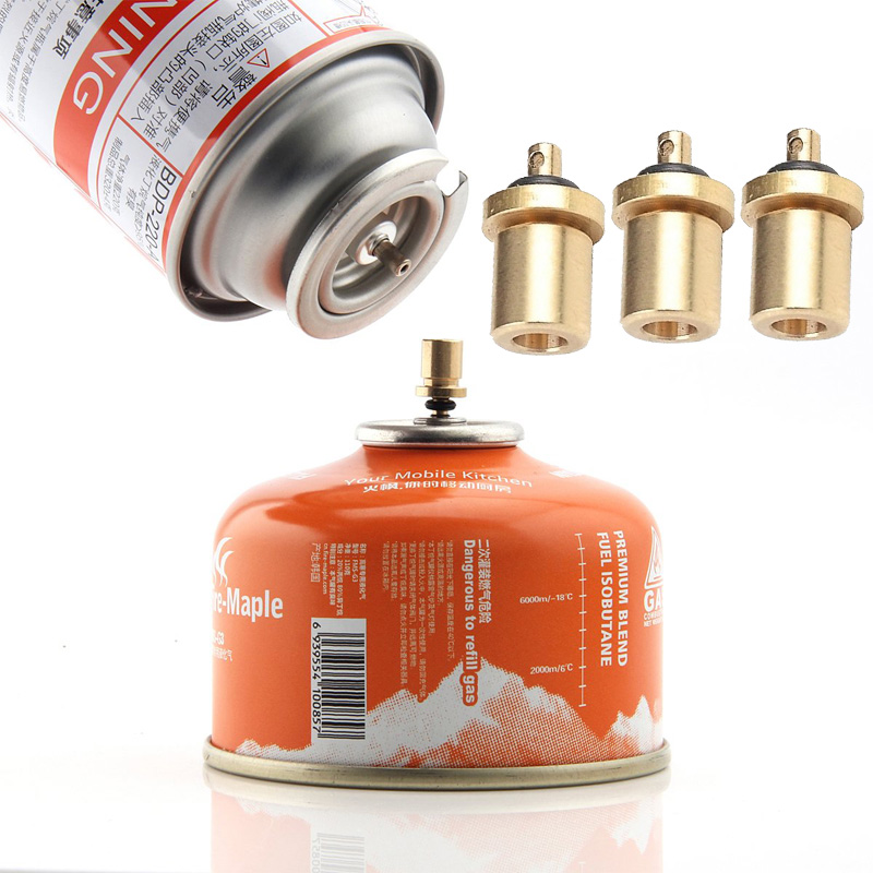 Gas refill adapter outdoor camping stove cylinder filling butane canister SP