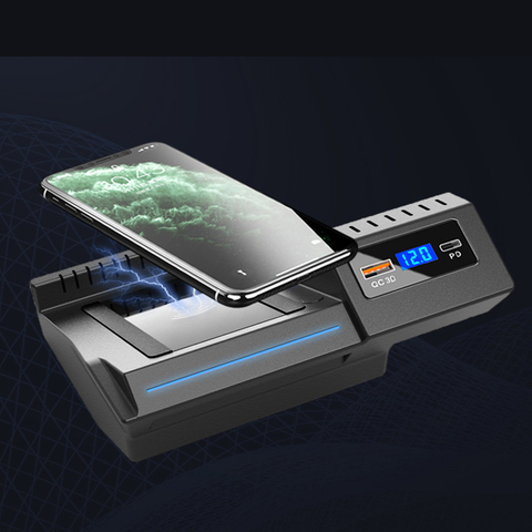 Car Wireless Charger for Mercedes Benz GLC C Class 2015-2022 AMG C63 Phone Charger Accessoriesfast charging for iphone sumsung ► Photo 1/6