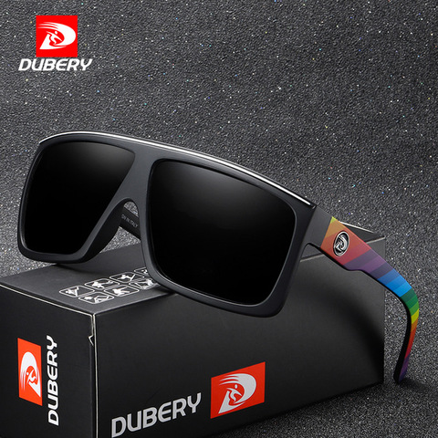 DUBERY Brand Design Polarized HD Sunglasses Men Driving Shades Male Retro Sun Glasses For Men Summer Mirror Oculos UV400 818 ► Photo 1/5