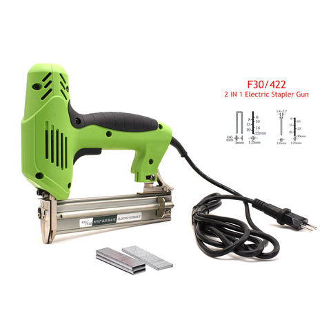 F30/422J Electric Stapler 2 In 1 Framing Tacker Electric Nails Staple Gun For Woodworking ► Photo 1/6