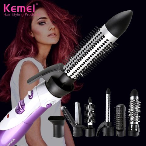 Electric Hair Dryer Blow Dryer Hair Curling Iron Rotating Brush Hairdryer Hairstyling Tools Professional 7 In 1 hot-air brush 40 ► Photo 1/6