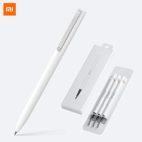 Buy Online Xiaomi Pen Mijia Pen Mi Sign Pens With 0 5mm Swiss Refill 143mm Rolling Roller Black Ink Xiomi Signing Ballpoint Pens For School Alitools