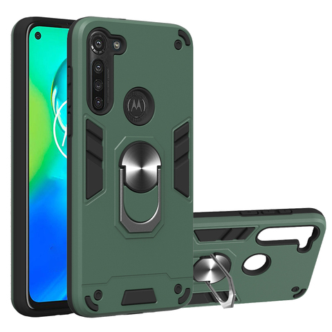 For Motorola Moto G8 Power Case Hard With Stand Ring magnet shockproof Armor protective back cover Case for moto g8 power shell ► Photo 1/6