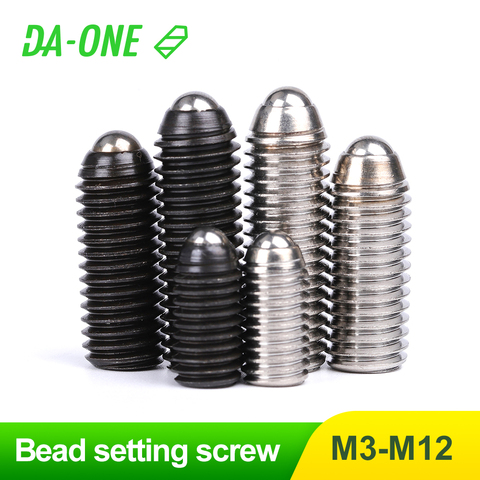 M3 M4 M5 M6 M8 M10 M12 Black Grade 12.9 304 stainless steel Hex Socket Allen Spring Ball Plunger Grub Point Set Screw Bolt ► Photo 1/6