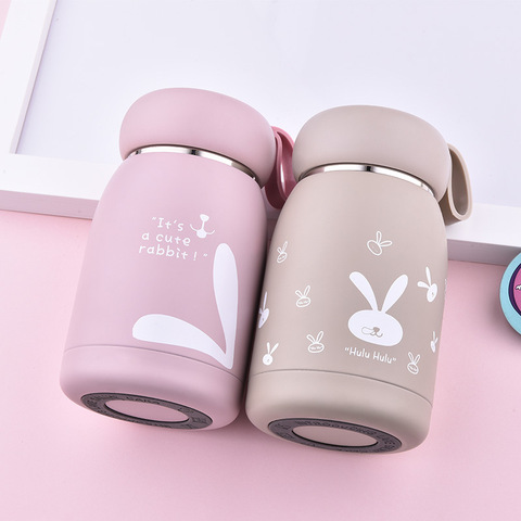 320ml children's thermos cup stainless steel coffee cup child student with handle tumbler thermos office girl big belly cup ► Photo 1/6