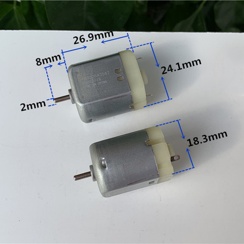 MABUCHI FK-260SA-3547 Electric Shaver DC Motor  3V-6V 18mm*24mm High Speed Carbon Brush Strong Magnetic Engine ► Photo 1/5