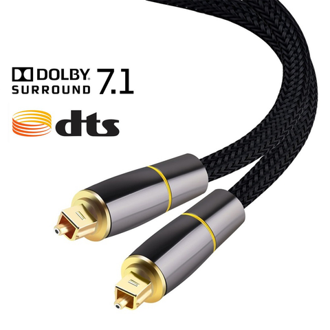 Coaxial SPDIF Cable Dolby 7.1 Soundbar 5.1 Digital Optical Audio Cable Toslink Fiber Cable for Amplifiers Player Xbox 360 ► Photo 1/6