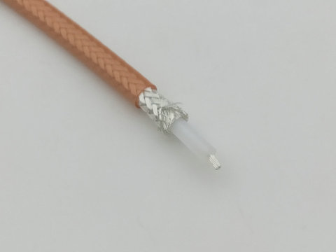 5 M RG400 M17/128 Double Copper Braid Shielded Coax Coaxial Cable RG400 Cable Low Loss 50 Ohm RF Cable ► Photo 1/6