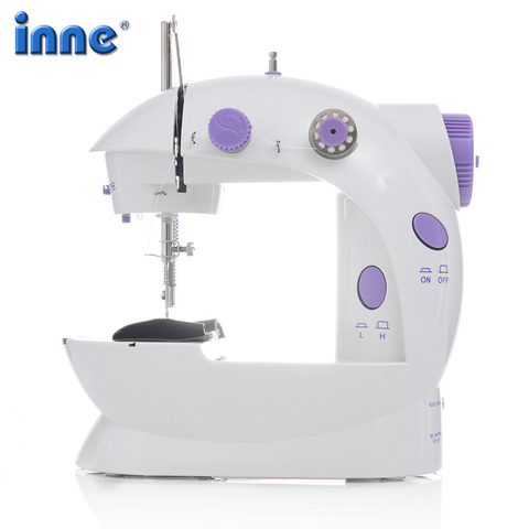 INNE Small Sewing Machine Mini Machines Home Electric Household