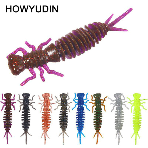 5Pcs/Lot Insect Leurre Souple Fishing Lure Smell Soft Lure Isca Artificial Wobbler Fishing Lures 1.2/3/7g Silicone Larva Bait ► Photo 1/6