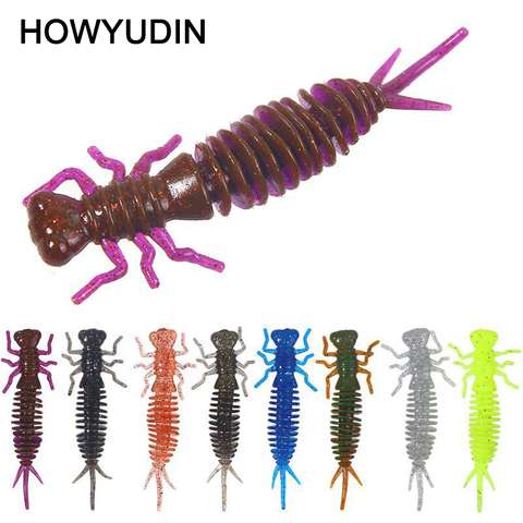 5Pcs/Lot Insect Leurre Souple Fishing Lure Smell Soft Lure Isca Artificial Wobbler Fishing Lures 1.2/3/7g Silicone Larva Bait ► Photo 1/6