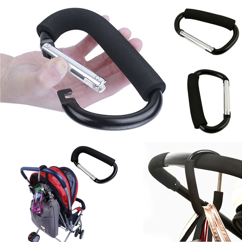 1Pc Baby Stroller Accessories Pram Hanger Strap Pushchair Bottle Bag Hook Clip 