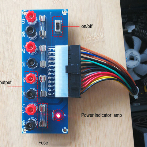 1pcs XH-M229 Desktop PC Power ATX Transfer Board Power Adapter Supply Test Module ► Photo 1/6