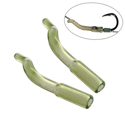 30pcs / lot Carp Fishing Hook Sleeve Hair Rig Line Aligner Sleeve Soft Anti Tangle Carp Fishing Accessories for Pesca ► Photo 1/6