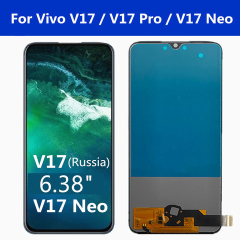 TFT For Vivo V17 Pro LCD Display+Touch Digitizer Screen Assembly Replacements for vivo V17 Russia version V 17 V17 Neo LCD ► Photo 1/6